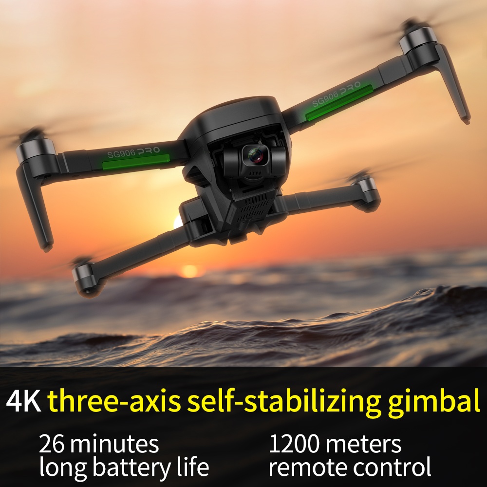 SG906 PRO2 Professional Drone with Camera 4K hd 3-Axis Gimbal self-stabilization 5G WiFi FPV Brushless RC quadcopter drone GPS With foam box - Image 3