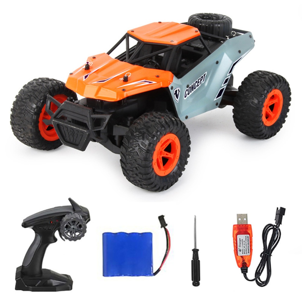 1:16 Remote Control Car 2.4G Children High-speed Off-road Vehicle Model Toys Boy Gifts Orange - Image 2