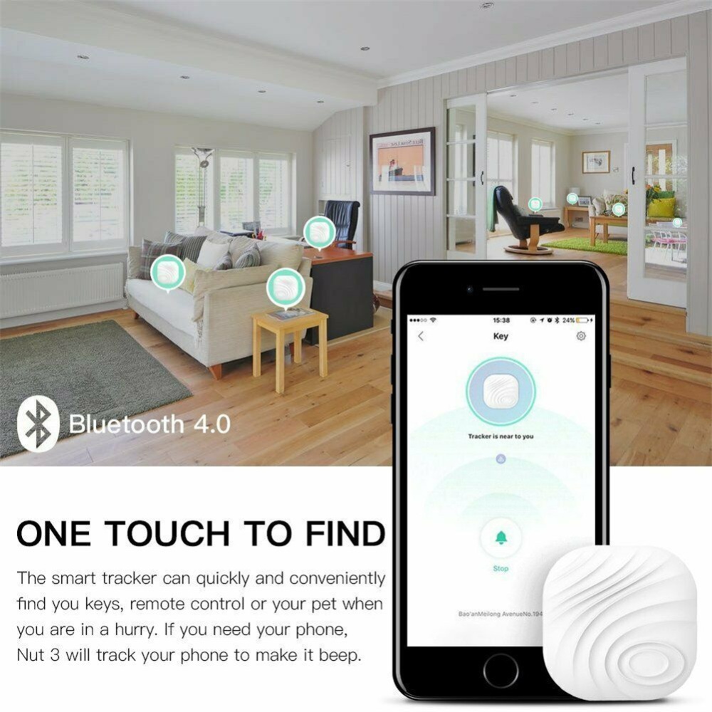 Nut 3 F7 Smart Finder Wireless Bluetooth Activity Tracker Anti-lost Key Aralm Tag for Phone Pet Bag white - Image 3