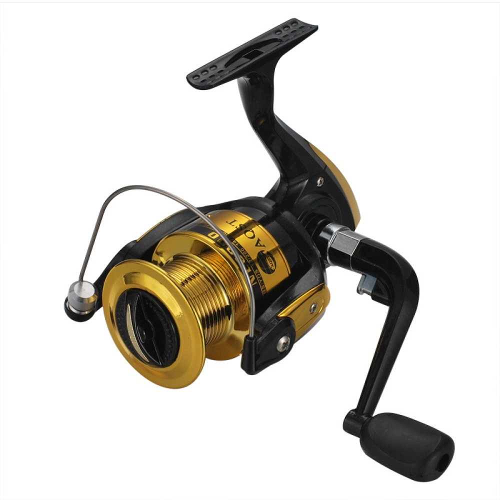 Black Gold NL1000-6000 Fishing Wheel Sea Reel Plastic Wire Cup 3000 type black gold - Image 2