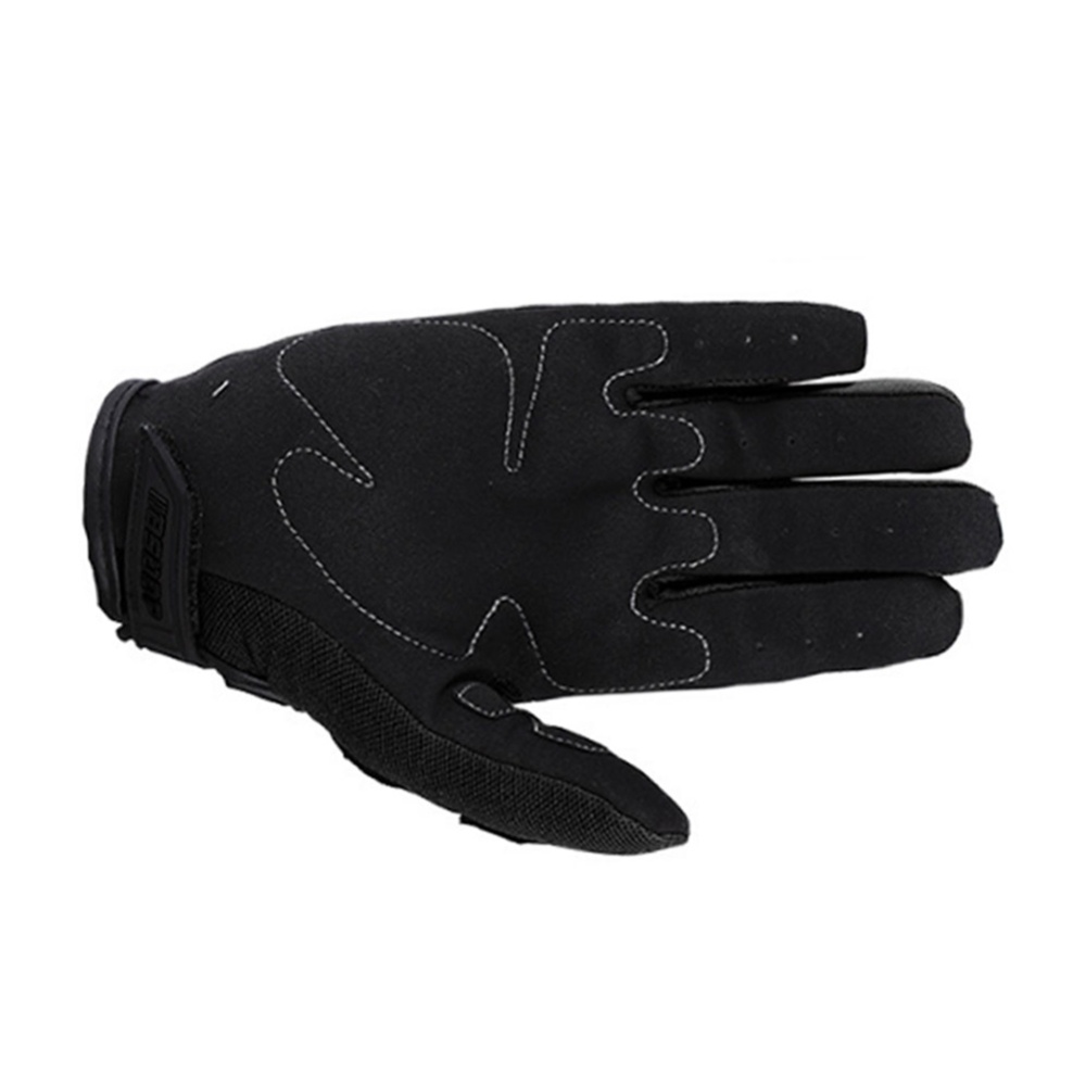 Motorcycle Full Finger Gloves Anti-fall Handguard Summer Breathable Riding black M - Image 3