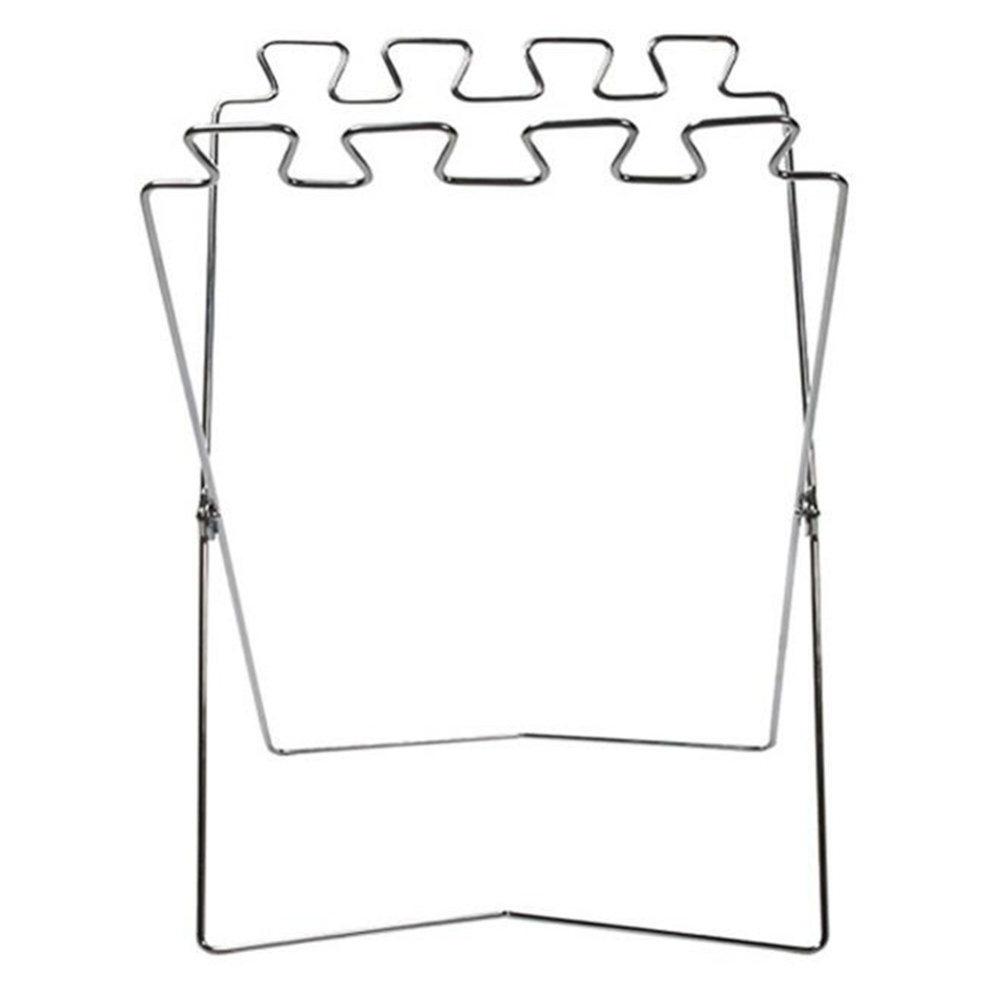 Outdoor Garbage Bag Storage Bracket Stainless Steel Folding Trash Stand Holder 57 * 31cm - Image 2