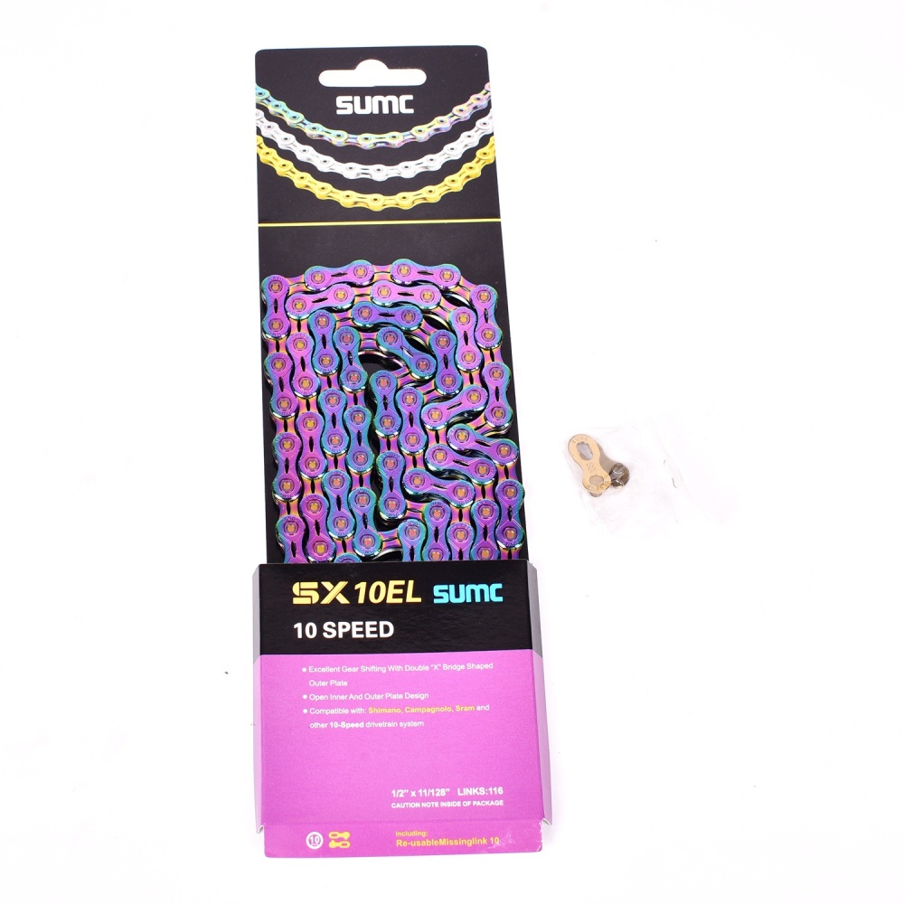 SUMC Bike Chain 9 10 11 12 Speed Bicycle Variable MTB Mountain Road SX10EL colorful - Image 3