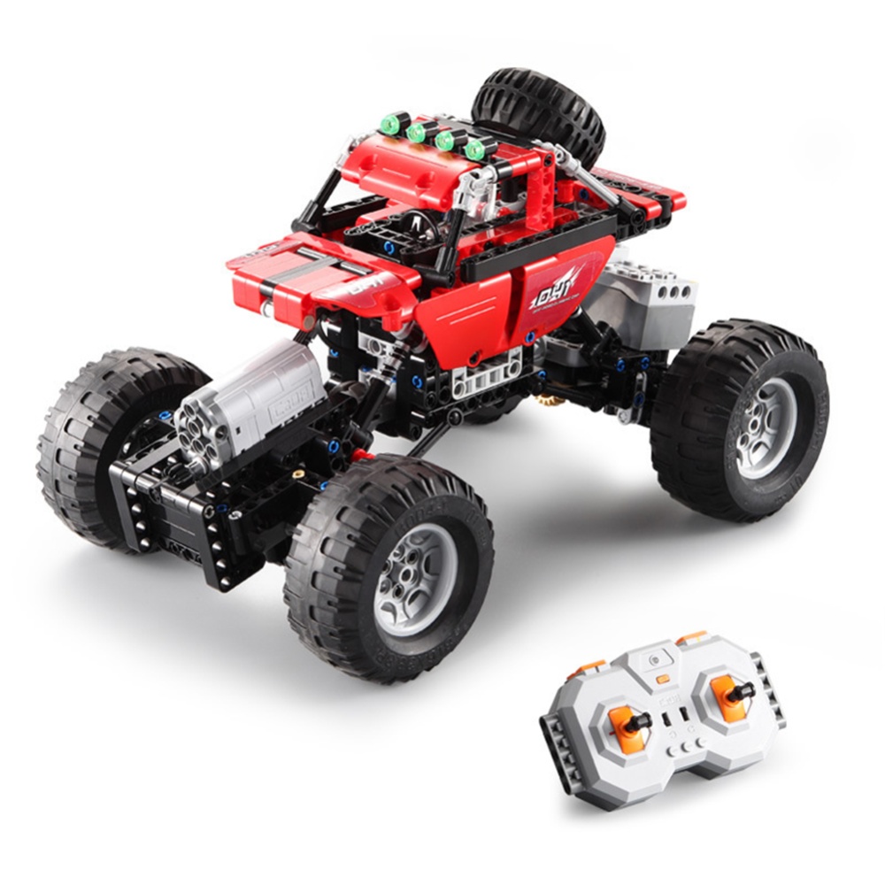 Building Blocks Remote Control Car Toys Suspension System + High-horsepower Motor Climbing Off-road Vehicle Model Gifts For Kids C51041 buil - Image 3