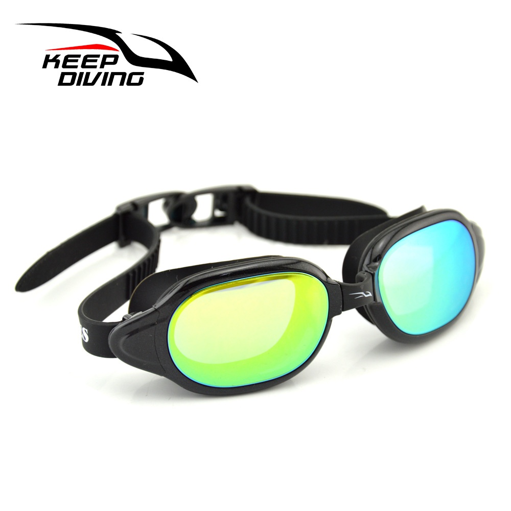 Professional Silicone myopia Swimming Goggles Anti-fog UV Glasses for Men Women diopter Sports Eyewear white - Image 3