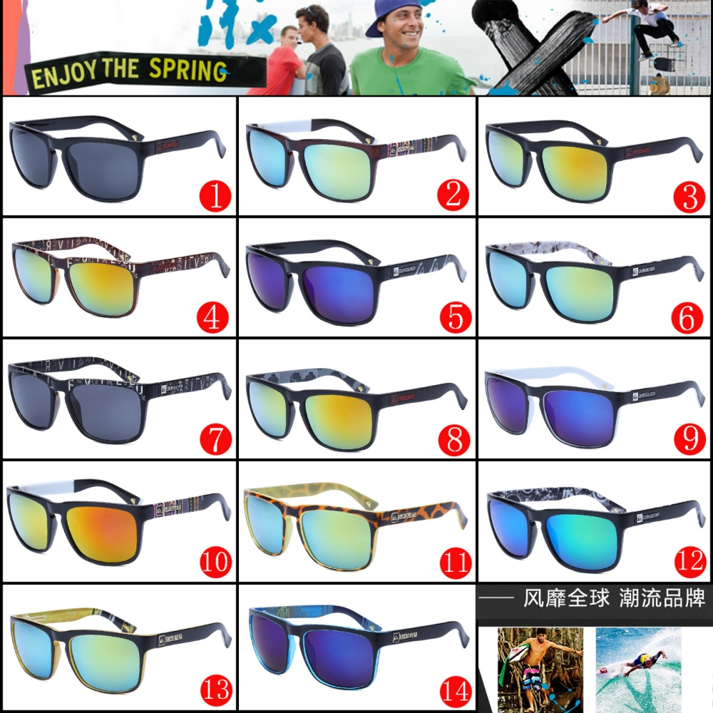 Men Women Fashion Sports Sunglasses Vintage UV400 Outdoor 11# - Image 3