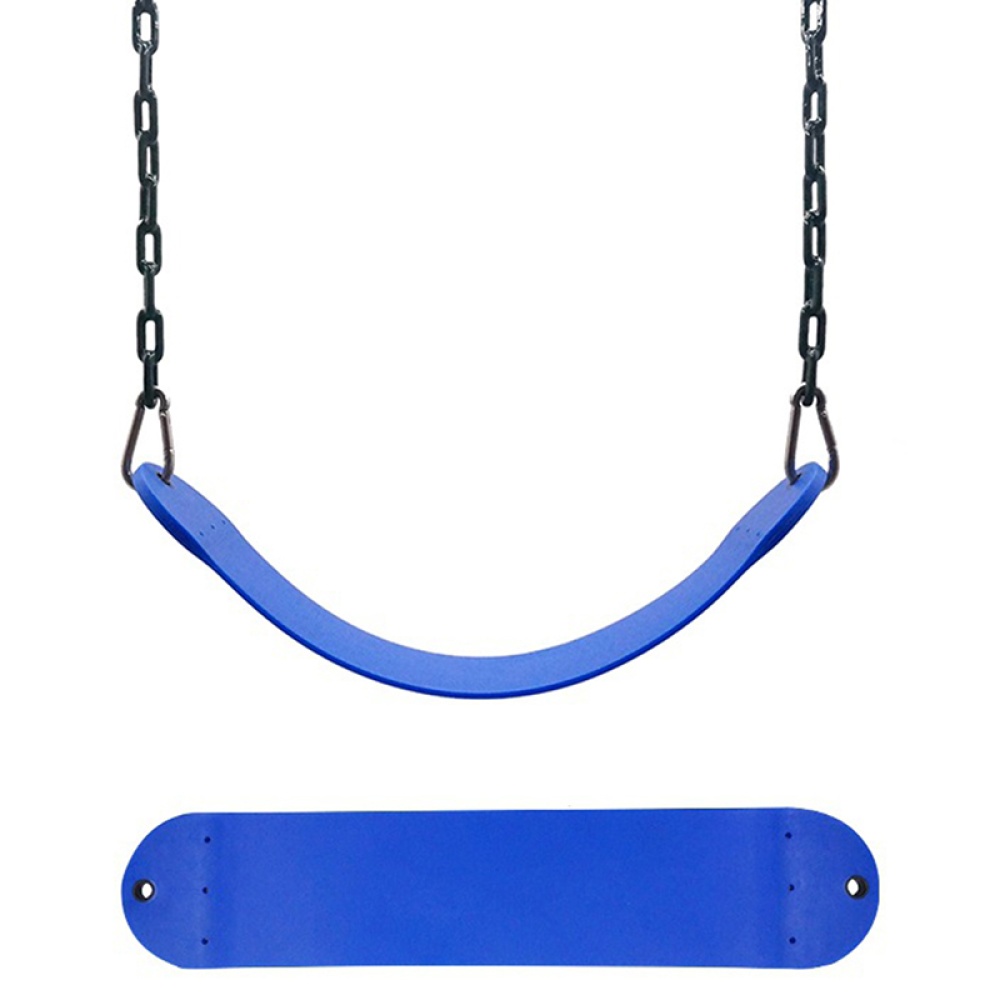 25.59*5.51Inch Swing Seat for Kindergarten Kids, Heavy Duty 300KG/661LB Weight Limit Outdoor Playground Accessories blue - Image 2