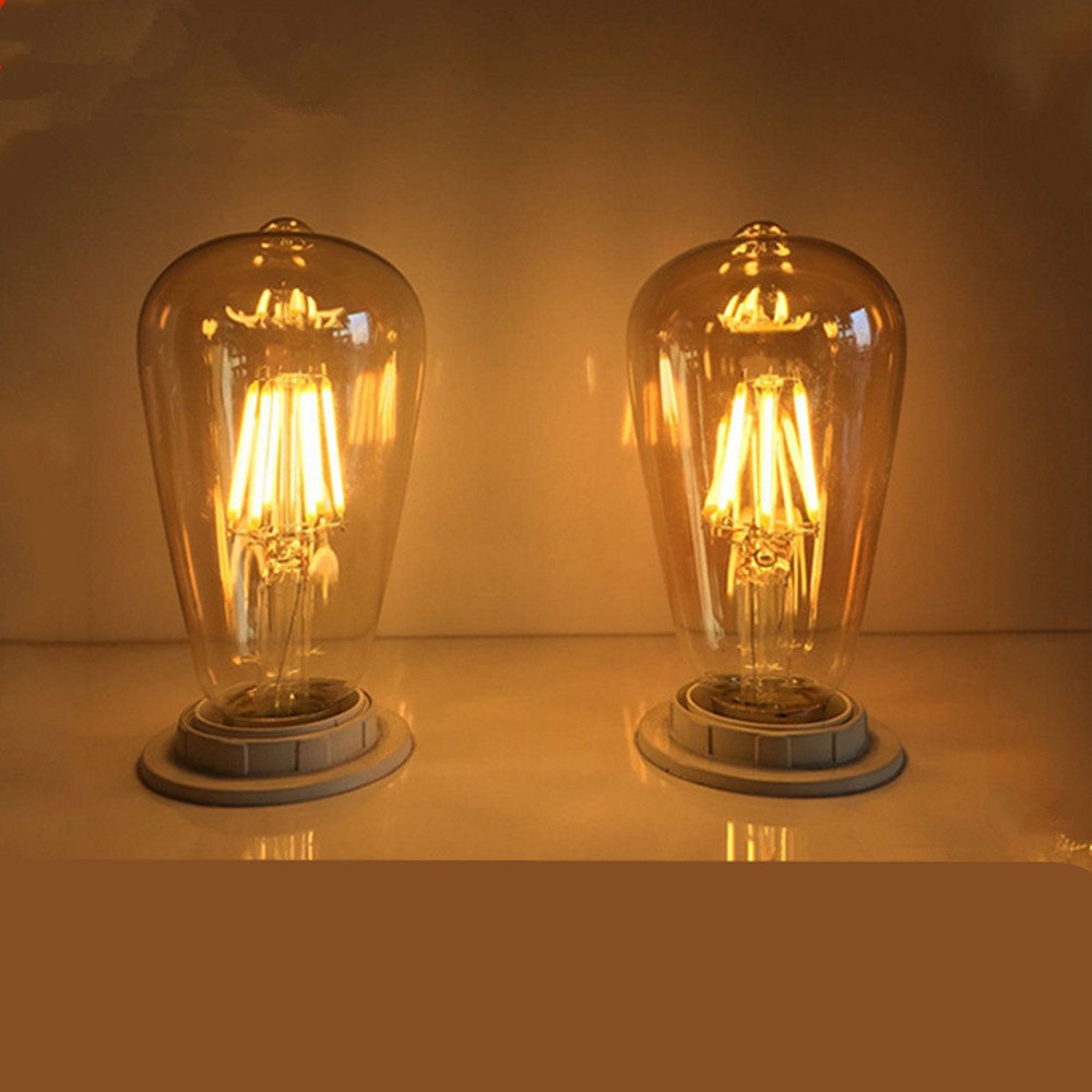 LED Retro Edison Light Bulb E27 220V Tungsten Filament Lamp - Image 2