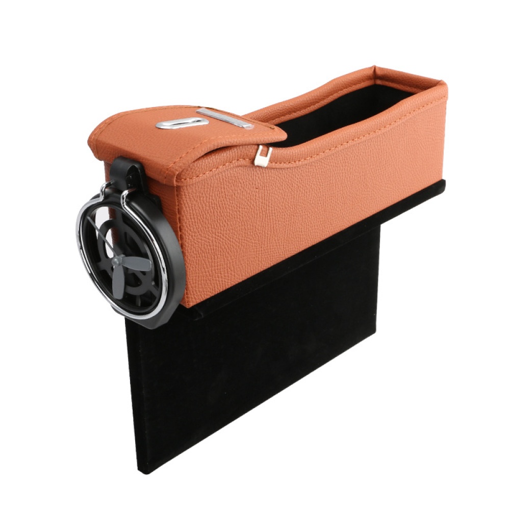 Car Seat Storage Box Cup Drink Holder Organizer Auto Gap Pocket Stowing Tidying for Phone Pad Card Coin Orange master driving - Image 3