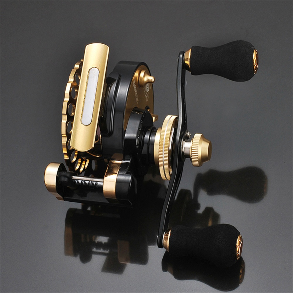 Fishing Reel 11-axis Cnc All-metal Head Smooth Micro Lead Accessories b65 purple left hand - Image 3