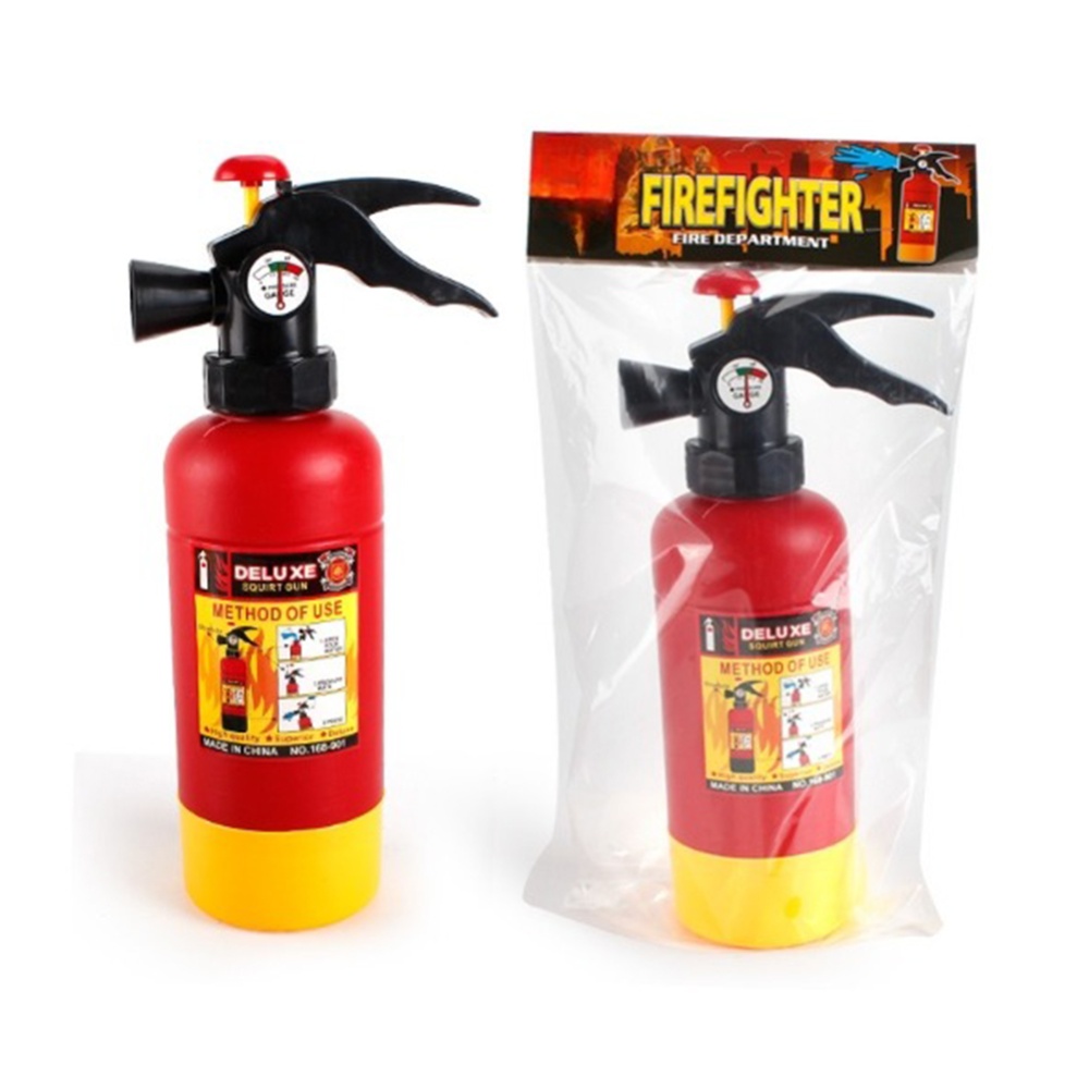 Children Summer Water Gun Fire Toys Cartoon Pull-out Extinguisher Backpack Gifts For Boys Girls fire extinguisher