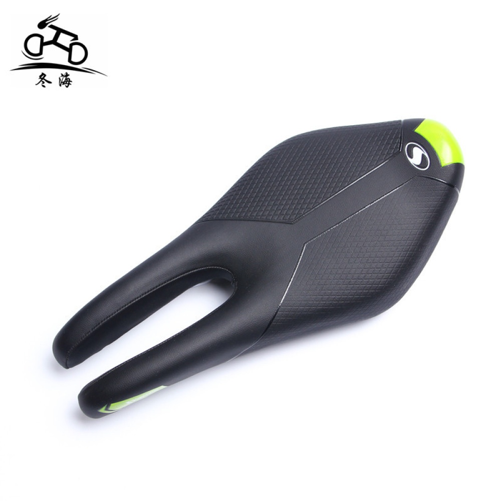 Mountain Bike Saddle Fixed Gear Highway Bicycle Seat Fork dark green_270*130mm - Image 2