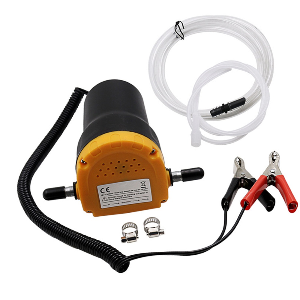 12v 24v Oil Change Pump Extractor Electric Self-priming Fuel Built-in Bypass Valve Filter For Truck Rv Boat - Image 3