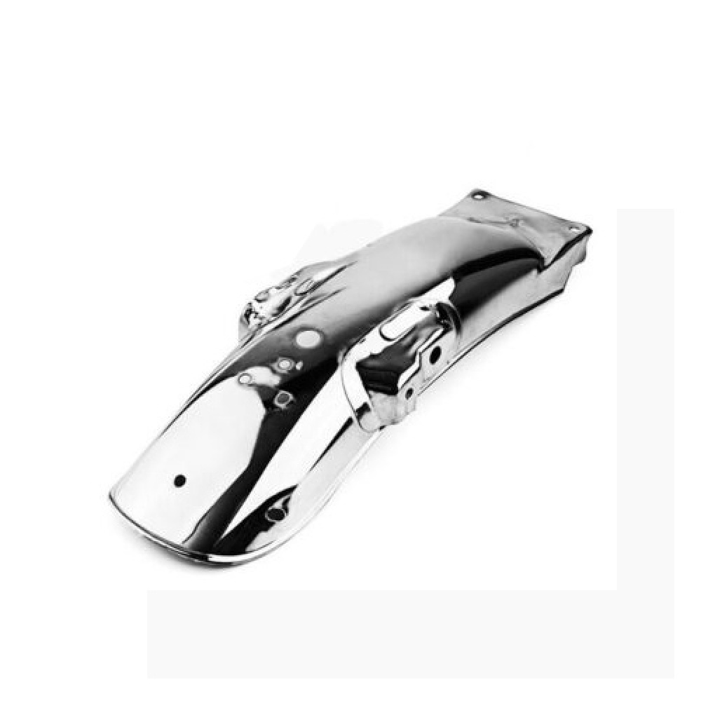 Metal Motorcycle Rear Front MudGuard Cover Protector Fit for CG125 Retro Modification plating_Single rear - Image 3