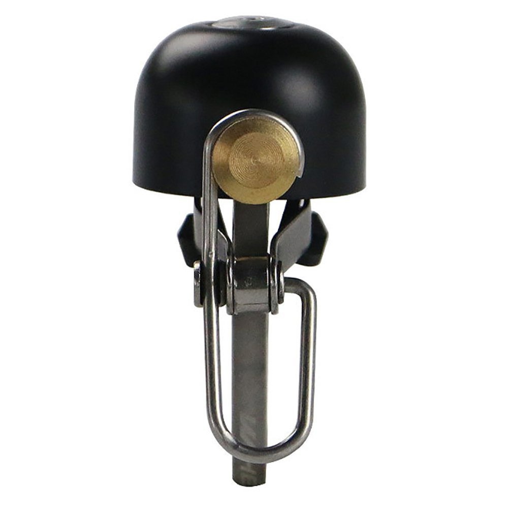 Advanced Folding Bicycle Bell Retro Style Mountain Bike Horn Accessory black - Image 2