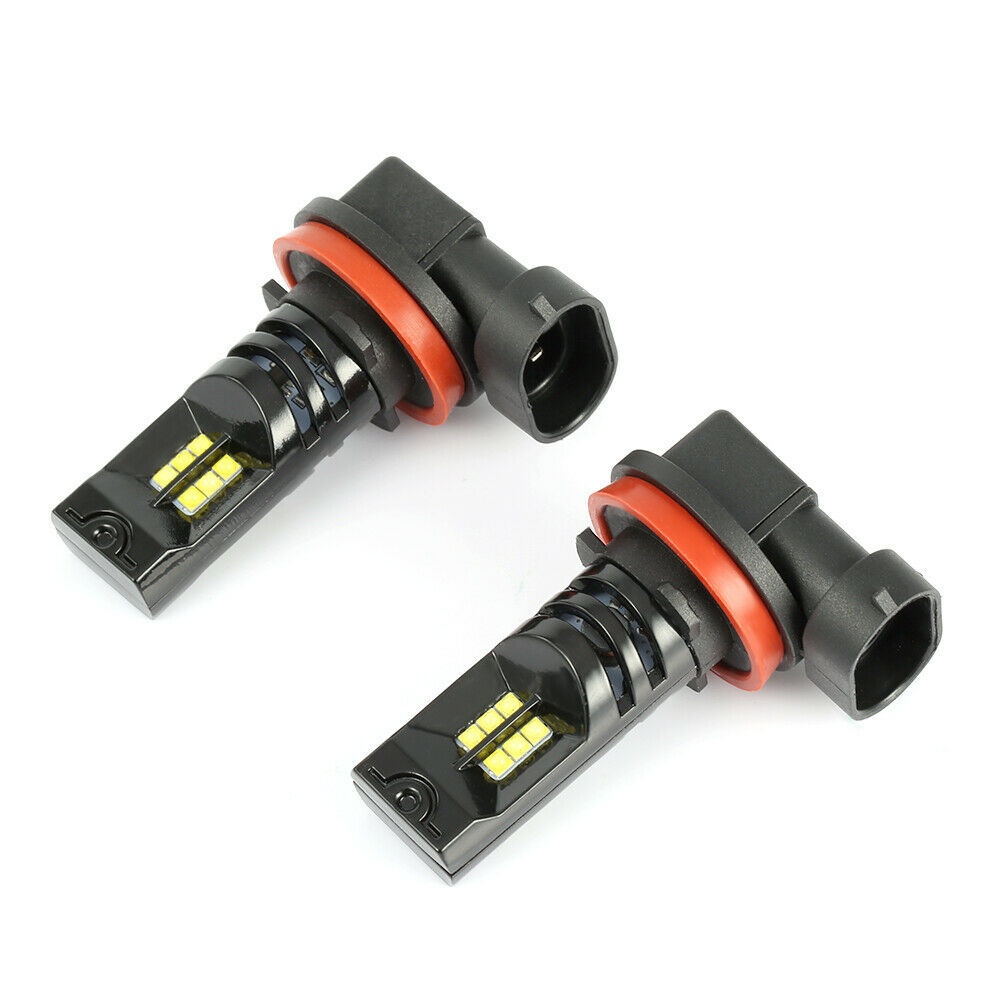 2PCS High-power Car LED Lamp H8 H11 12 Fog Bulb White light - Image 3