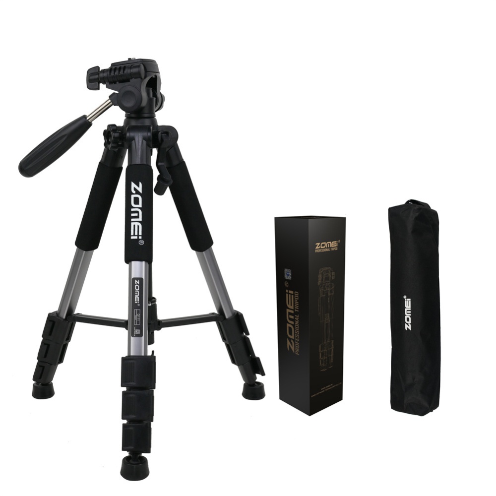 Zomei Q111 Professional Camera Tripod Gimbal Portable Travel Aluminum Holder - Image 3