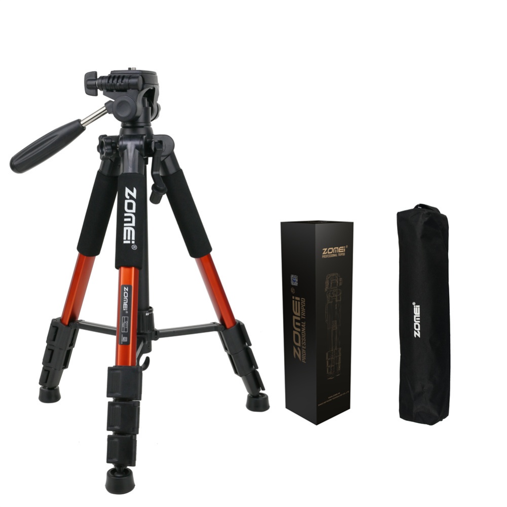 Zomei Q111 Professional Camera Tripod Gimbal Portable Travel Aluminum Holder - Image 2