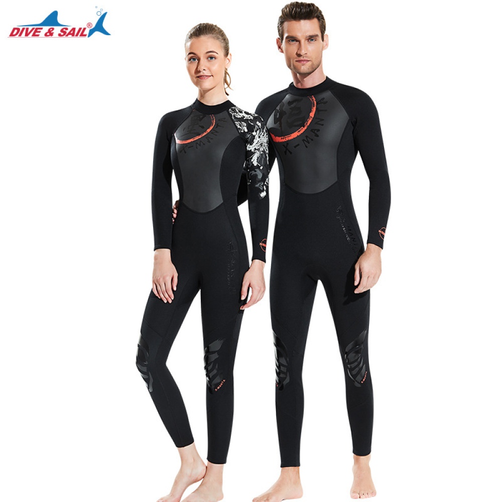 Chinese Style Diving Suit 1.5MM Warm Siamese Long Sleeve Surfing Jellyfish - Image 3