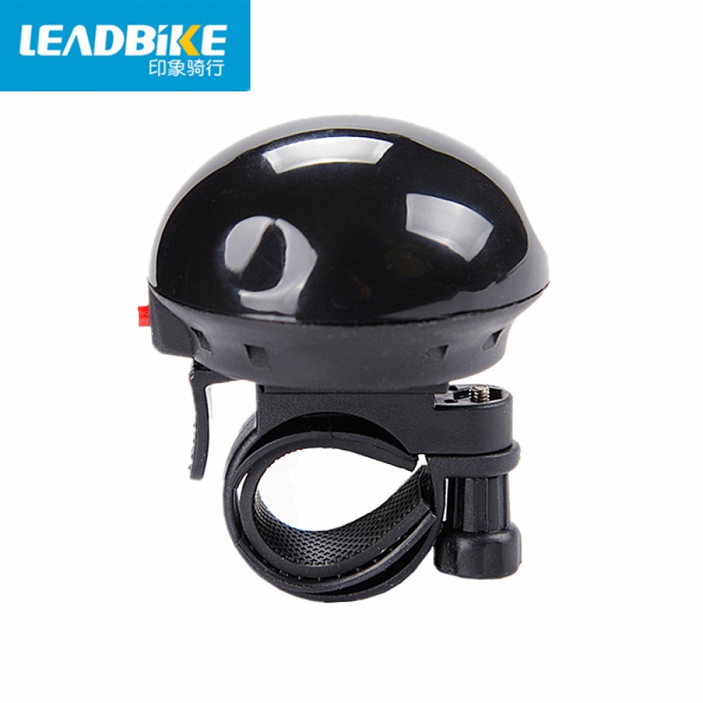 Bike Bell Electronic Car Speaker Mushroom Horn Handlebar Ring black - Image 2