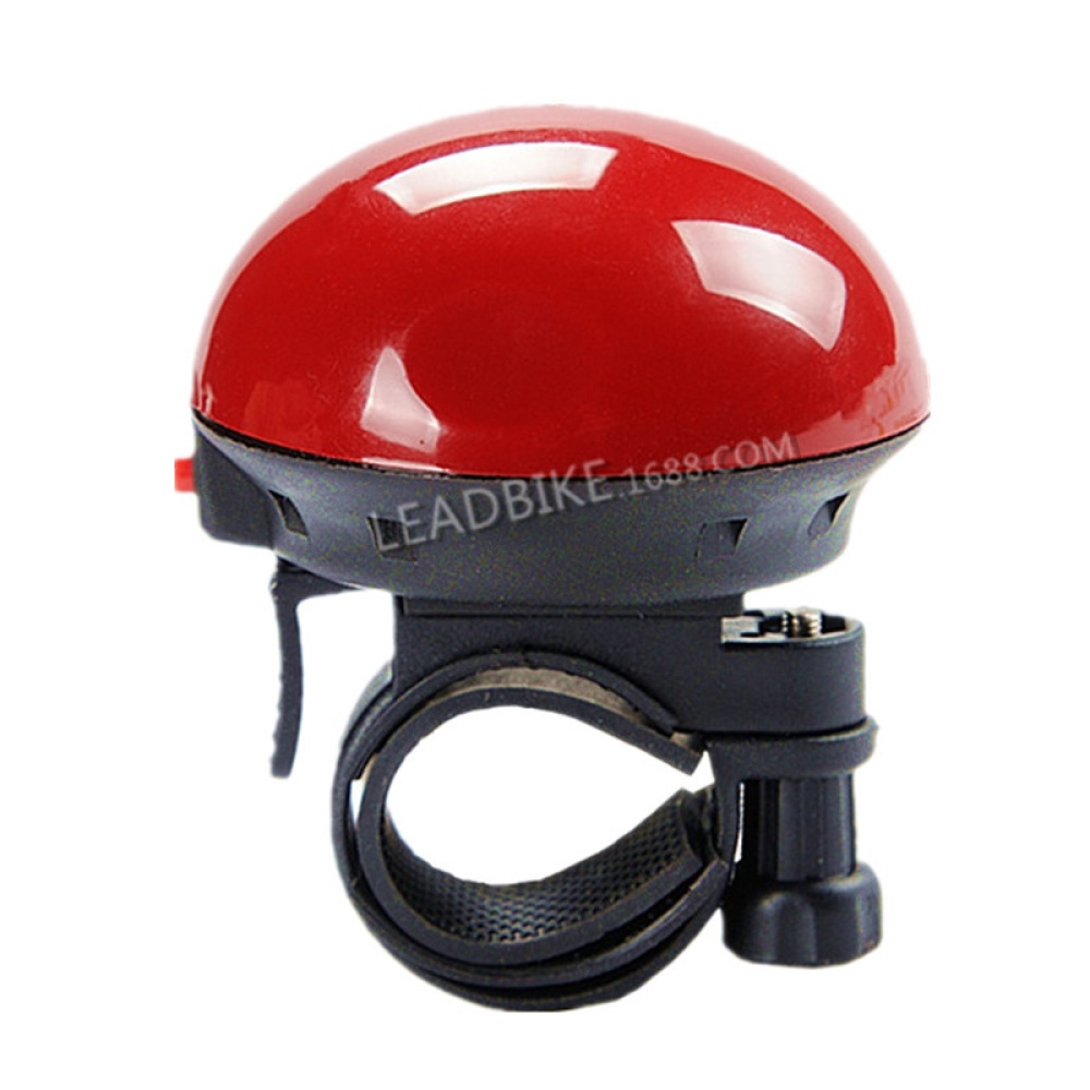 Bike Bell Electronic Car Speaker Mushroom Horn Handlebar Ring red - Image 3