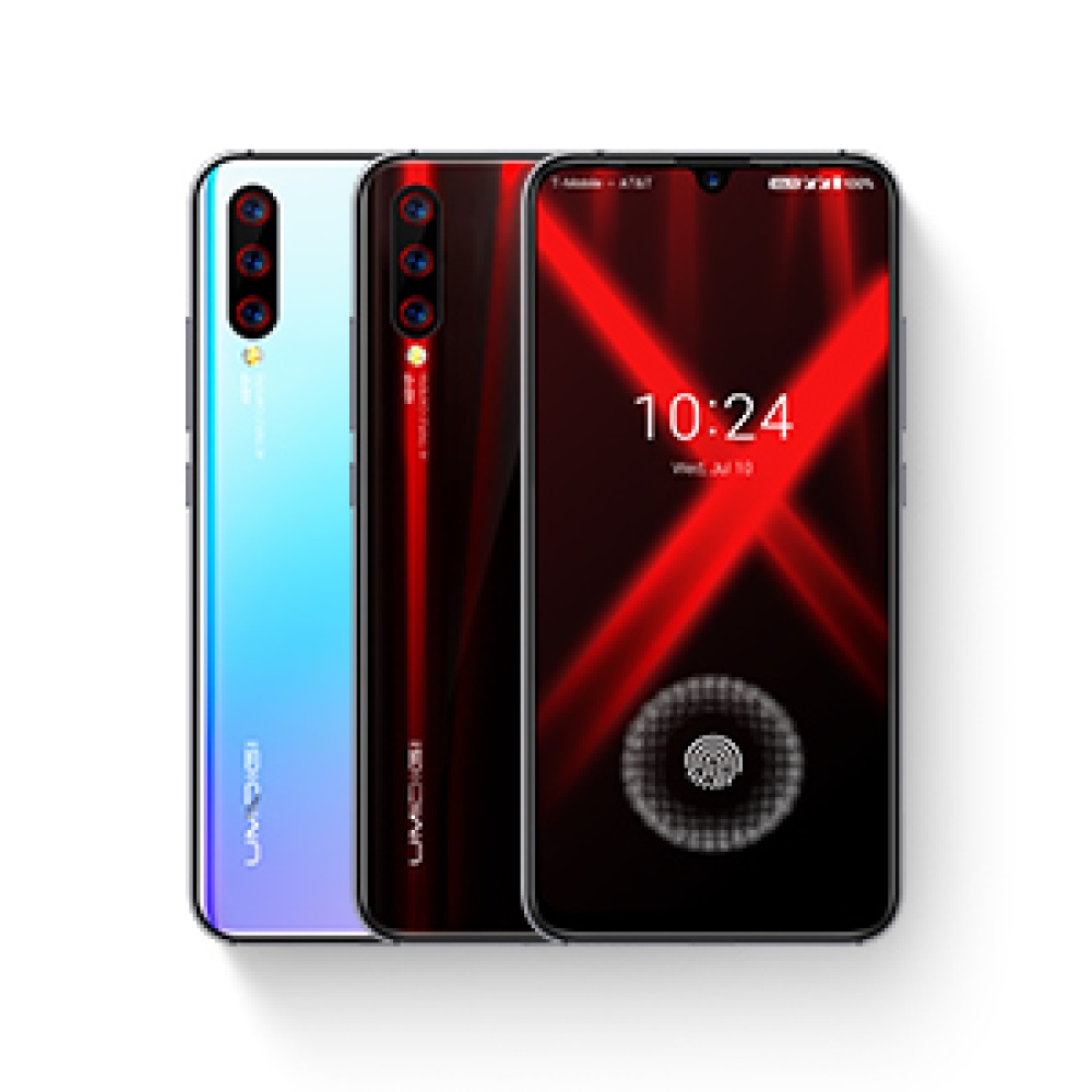 UMIDIGI X In-screen Fingerprint 6.35"" AMOLED 48MP Triple Rear Camera 128GB NFC Helio P60 4150mAh Cellphone Reddish black - Image 2