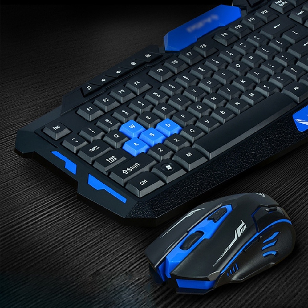 Hk8100 2.4G Ergonomics Waterproof Wireless Gaming Keyboard Mouse Combo for Pc Laptop Desktop Gamer black - Image 2