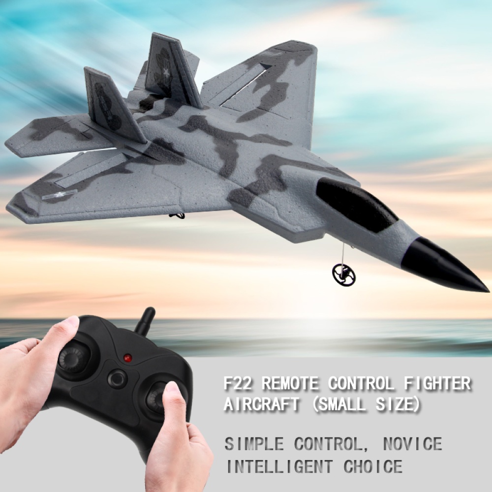 Fx822 Remote Control Aircraft F22 Fighter Jet Fixed Wing Glider Children Foam Plane Model Toys Camouflage - Image 3