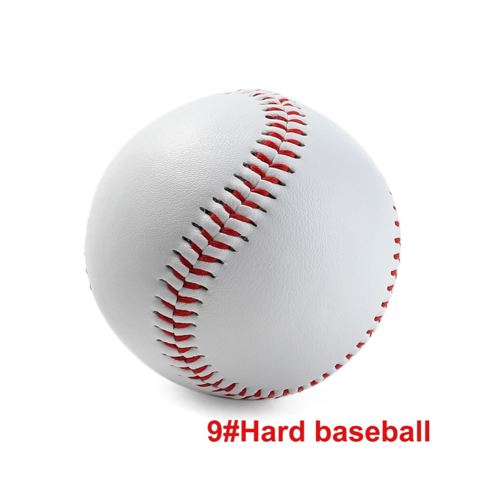 Universal 9# Handmade Baseballs Hard&Soft Baseball Balls Training Exercise Hard - Image 3