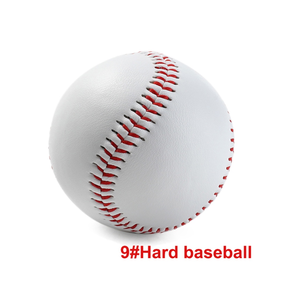 Universal 9# Handmade Baseballs Hard&Soft Baseball Balls Training Exercise Hard - Image 2