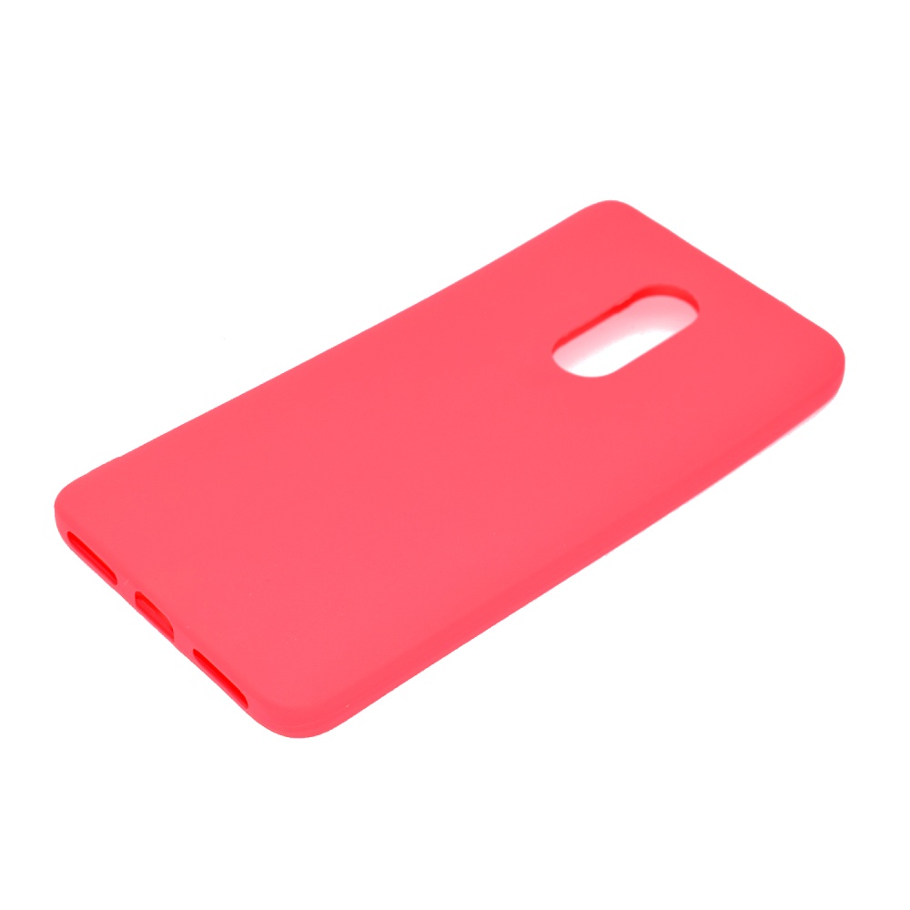 for XIAOMI Redmi NOTE 4X/NOTE 4 Lovely Candy Color Matte TPU Anti-scratch Non-slip Protective Cover Back Case red - Image 3