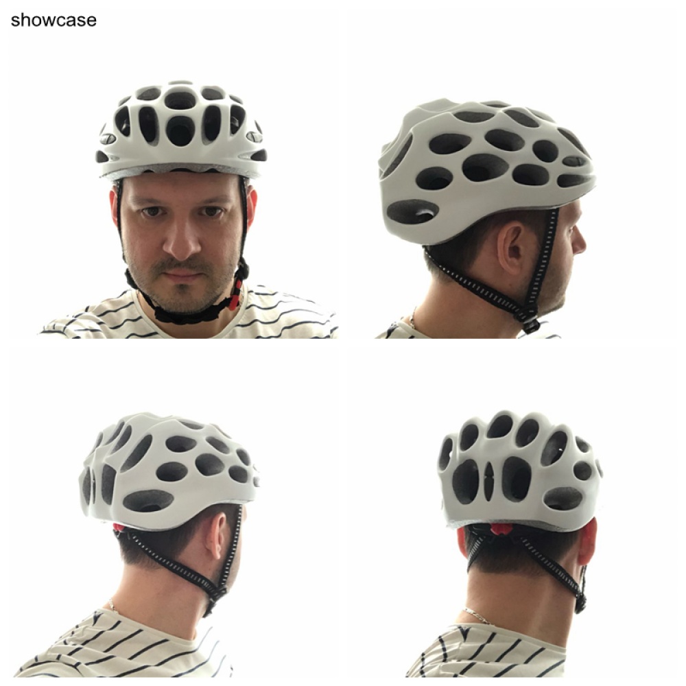 43 Air Vents Bicycle Helmet Ultralight Road Bike Helmets Men Women Integrally-molded Cycling bright black_L - Image 3