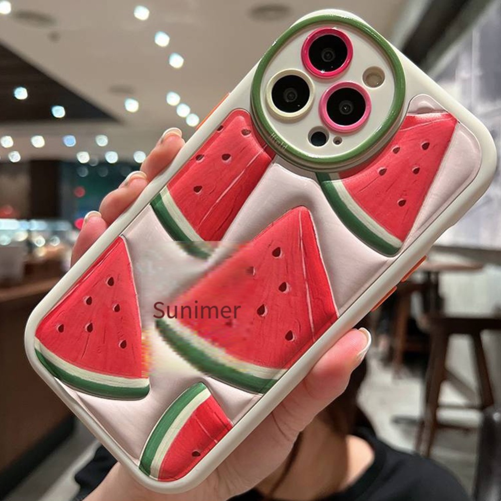 Phone Case Cartoon Fruit Pattern Design Compatible For Iphone 14/13/12/11 Series Protective Shell Peach collection 14 - Image 3