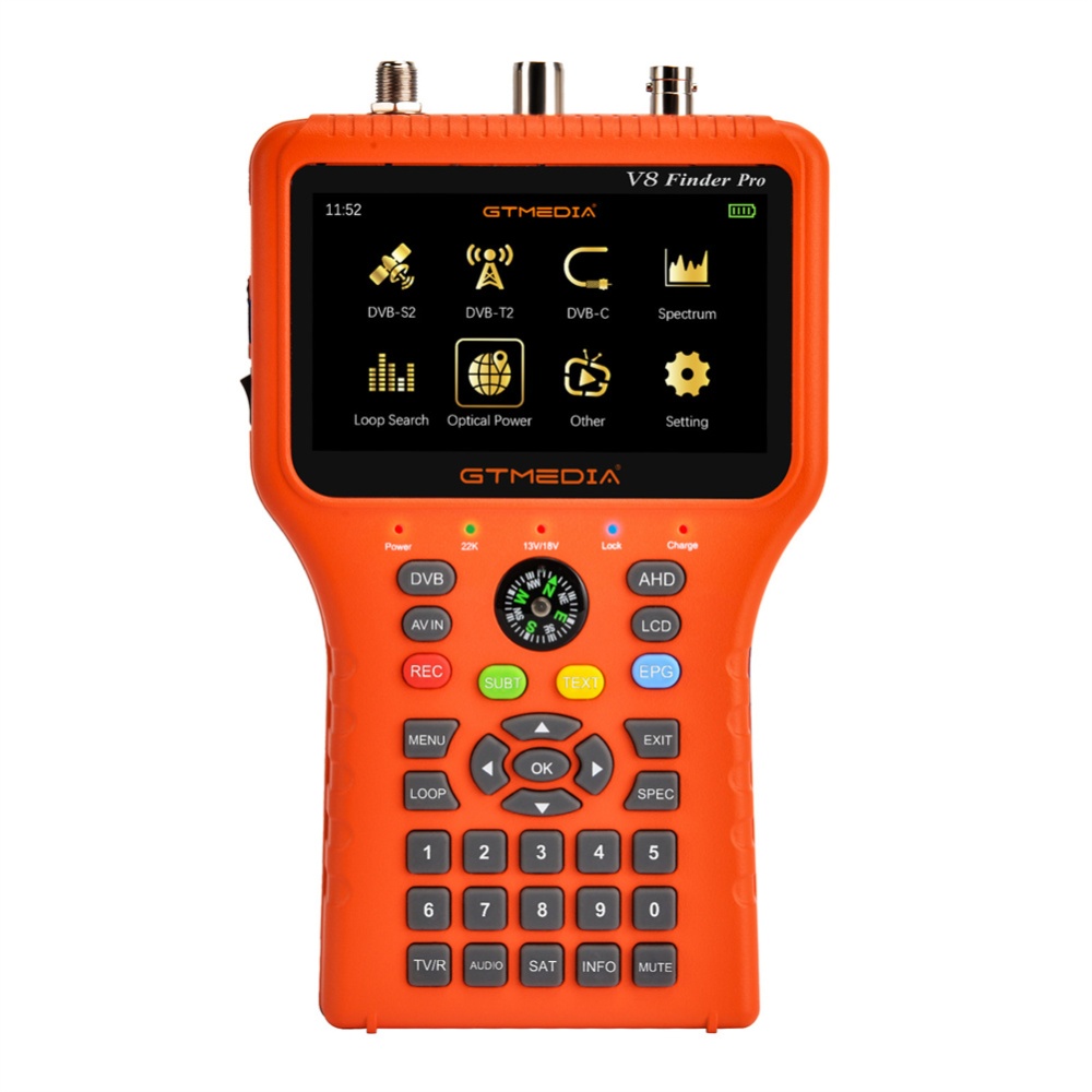 V8 Finder Pro Dvb-s2 T2 C Ahd Atsc Hd Star Satellite Meter Terrestrial Spectrum Analyzer EU Plug - Image 2