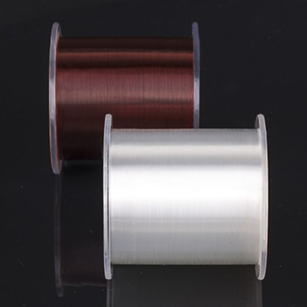 500M Monofilament Fishing Line Nylon Strong and Abrasion Resistant for Saltwater coffee - Image 3