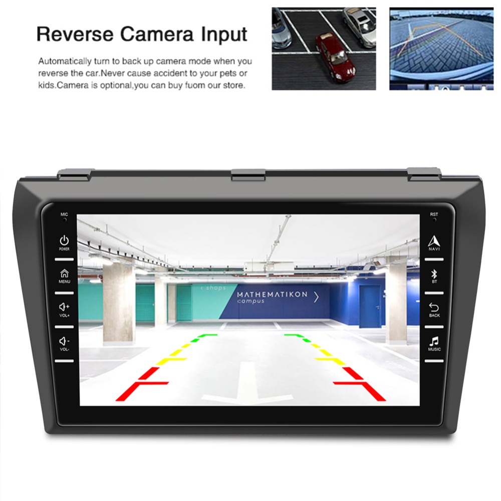 Car Multimedia Player 8 inch Central Control Android 9.1 Navigator Reversing Camera 1+16G for Mazda 3 2004-2012 - Image 2