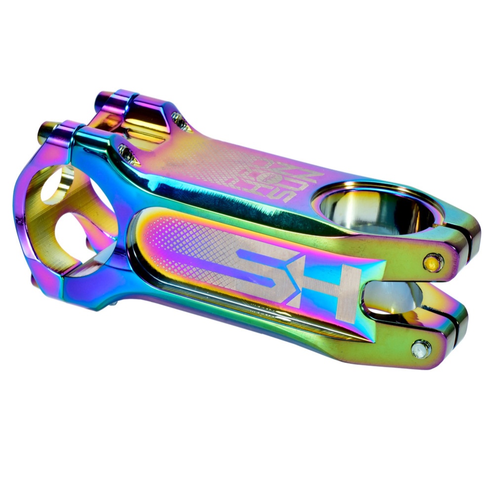 Bike Stem Full CNC Bicycle Handlebar 0 Degree Colorful Parts 100MM * 31.8 colorful_31.8 80MM - Image 3