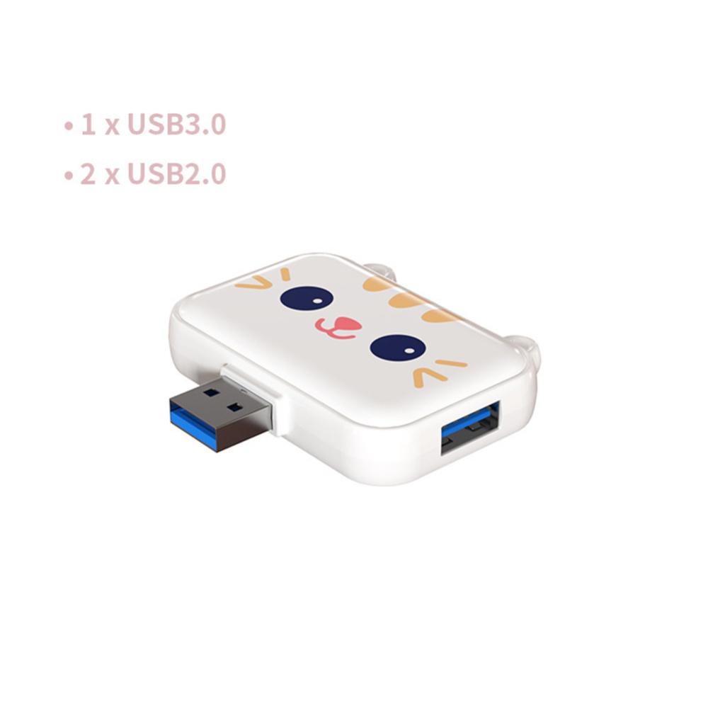 3-In-1 Usb Hub Usb3.1 Type-c Docking Station Plug-play Multi Splitter Adapter Dock For Ipad Tablet White 3C - Image 3