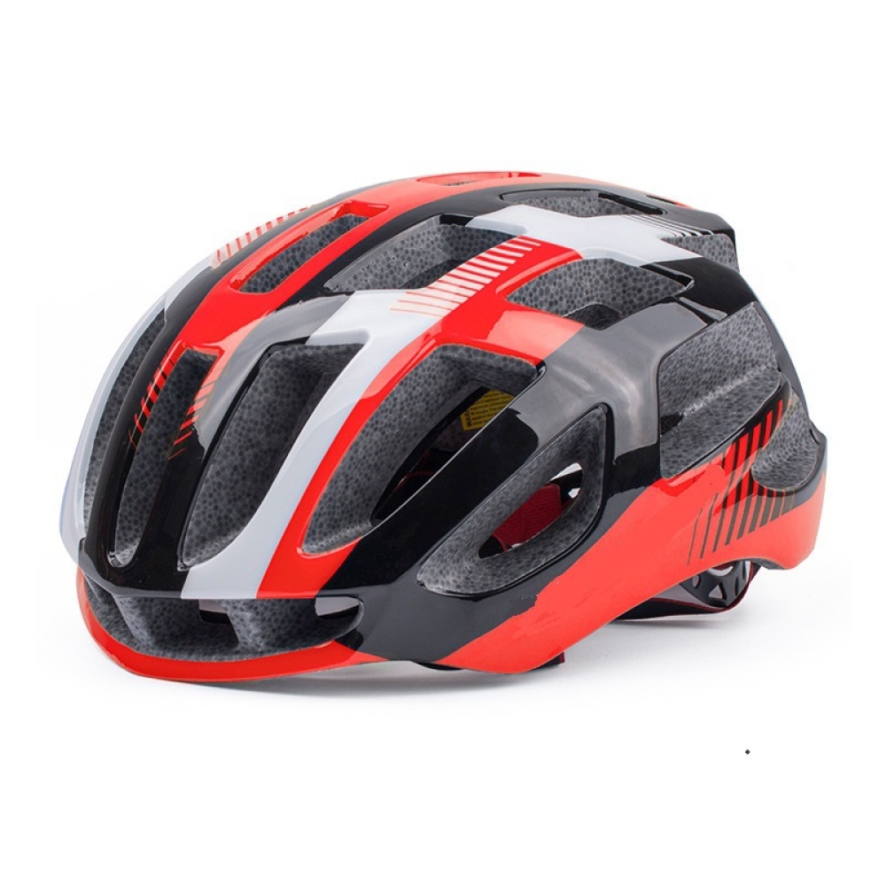 Riding Helmet Eps Protective For Road Bike Ultralight Bicycle Red black - Image 3