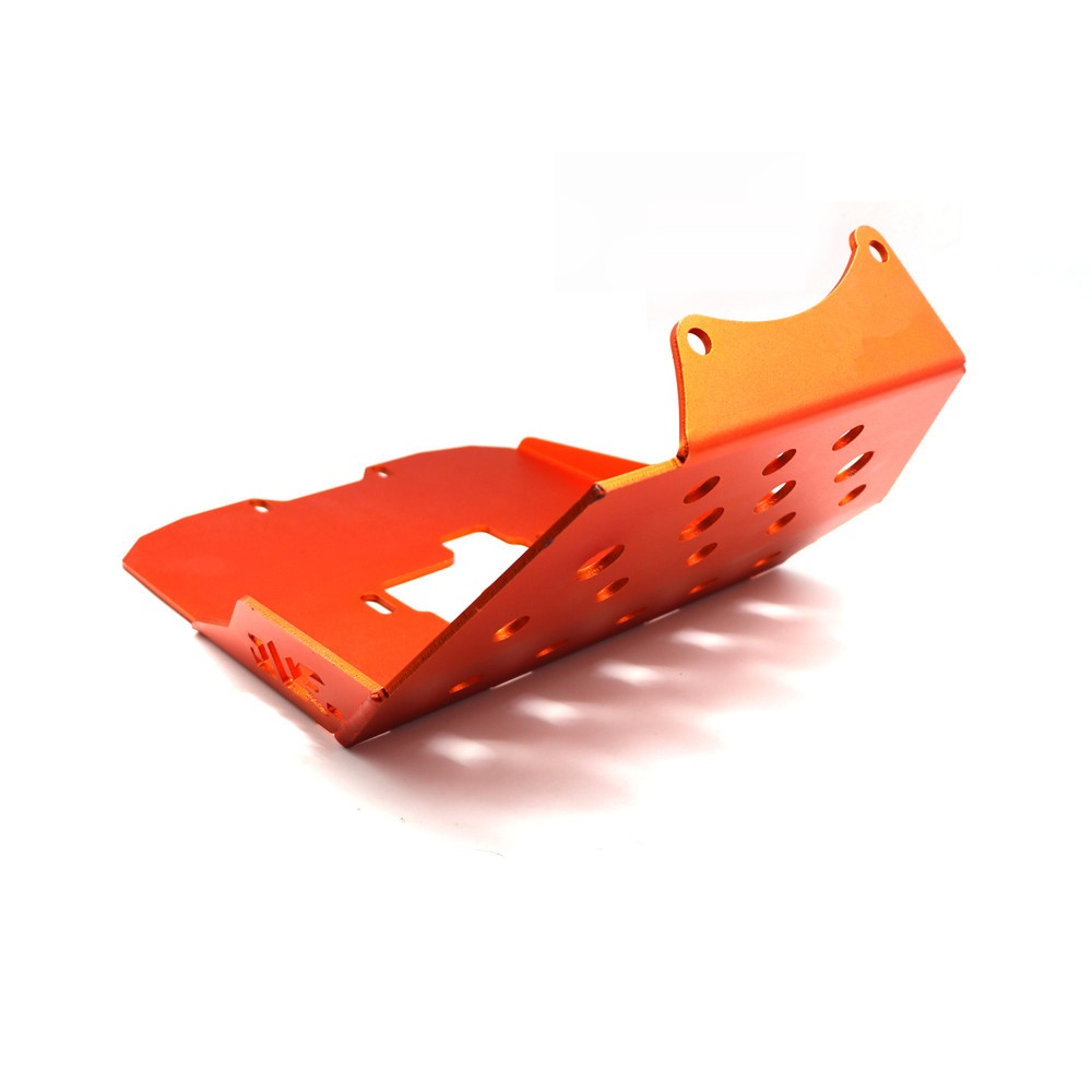 Aluminum Motorcycle Engine Guard Protector Skid Plate For KTM DUKE 390 13-16 Orange - Image 3