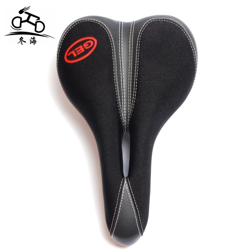 Bicycle Cushion Breathable Saddle Hollow Comfortable Mountain Bike Seat black - Image 3