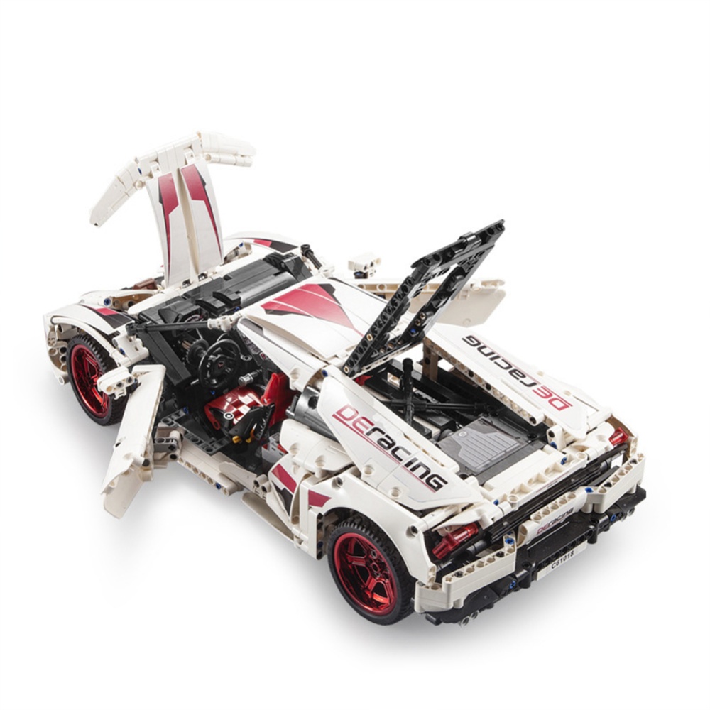 C61018 LP610 4-wheel Drive Racing Vehicle Model With Independent Suspension System High-difficulty Assembling Building Blocks Toys Sports Ca - Image 3