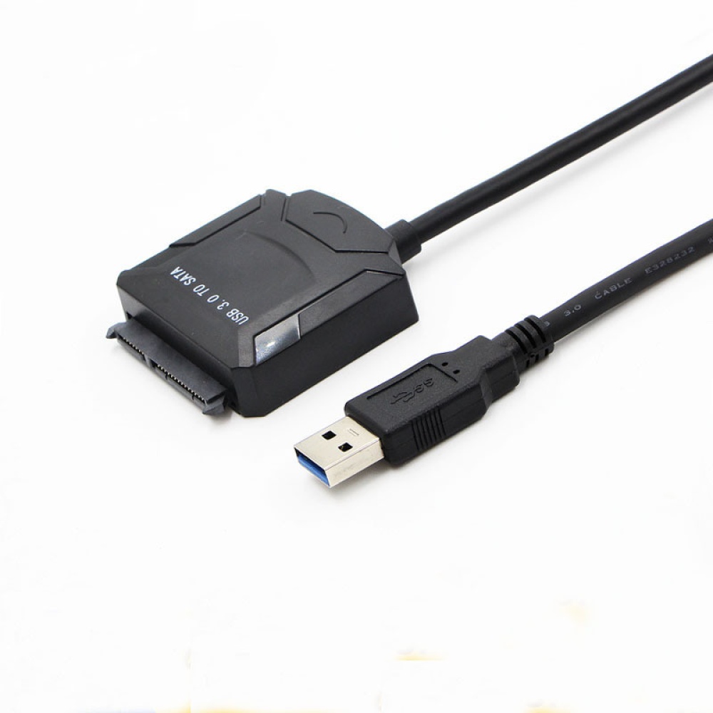 USB3.0 to SATA Adapter Cable Support 2.5/3.5inch HDD SSD PC External Disk Extension Converter UASP for Windows Mac OS black - Image 2