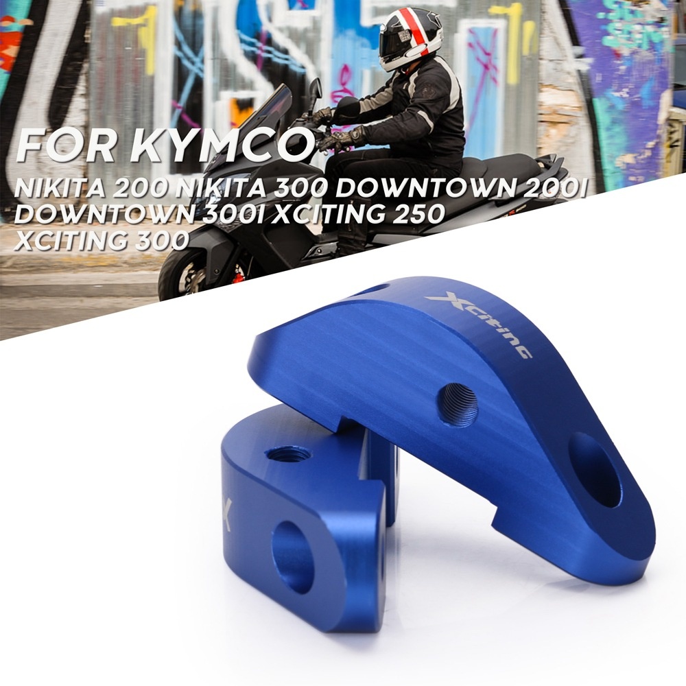 Motorcycle Rearview Mirror Forward Bracket Transfer Code For KYMCO Xciting 250 300 200i 300i200 blue - Image 3