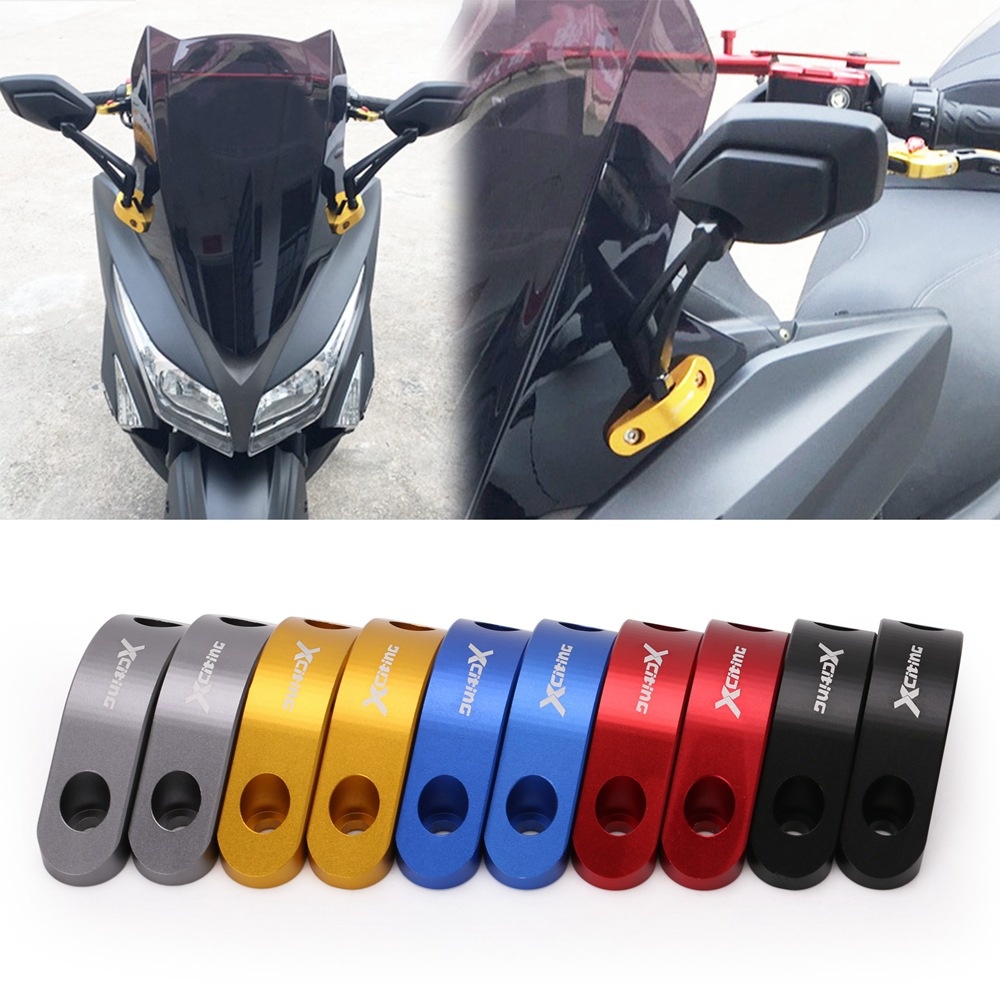 Motorcycle Rearview Mirror Forward Bracket Transfer Code For KYMCO Xciting 250 300 200i 300i200 black - Image 2