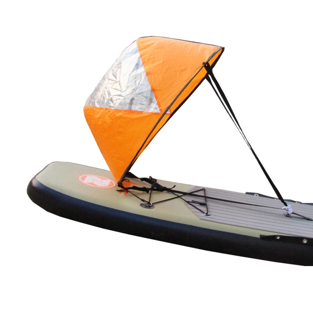 42 inch Foldable Boat Lightweight Wind Sail Sup Paddle Board with Clear Window Drifting Accessory As shown - Image 2