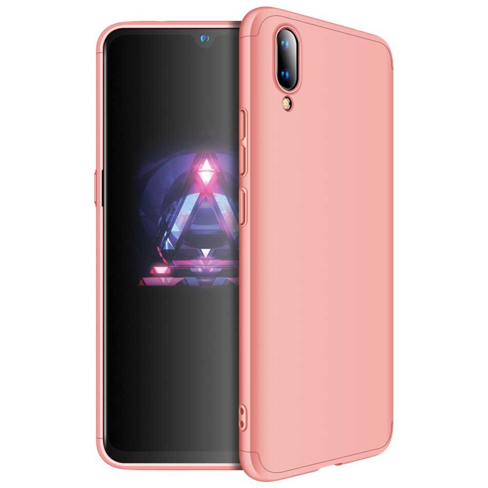 For VIVO X23 3 in 1 360 Degree Non-slip Shockproof Full Protective Case Rose gold - Image 3