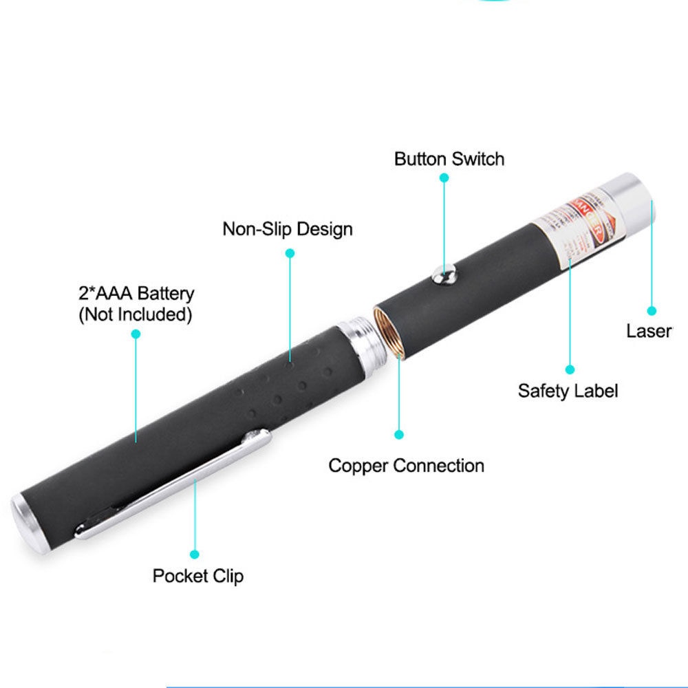 650nm 5MW Red-light Single-point Laser Pointer Pen for Teaching Tour Guide Conference Exhibition Red light single point - Image 3