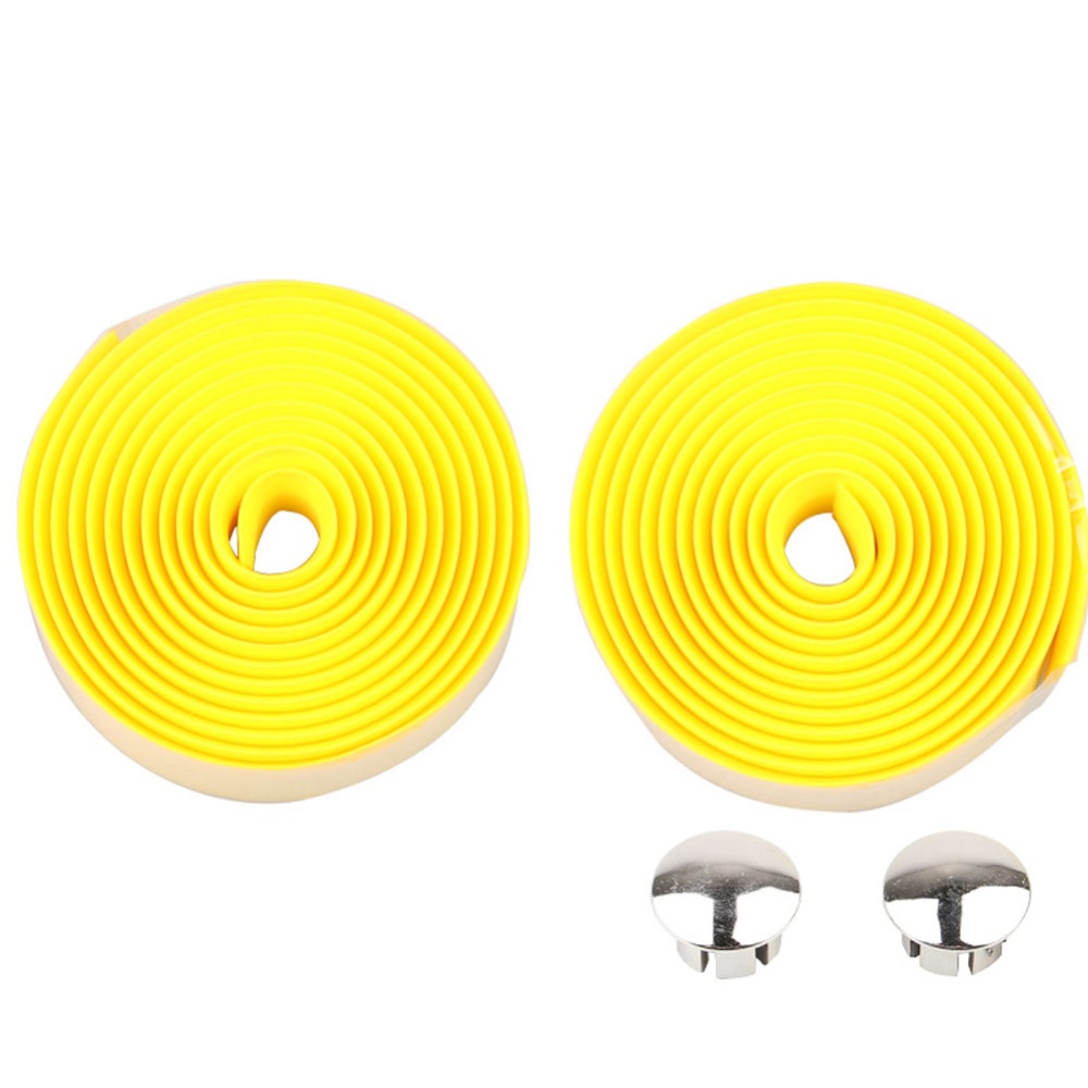 Bicycle Handlebar Tape Steering Wheel Cover Road Bike Cycling Handle Non-slip Belt Rubber Accessories yellow - Image 3