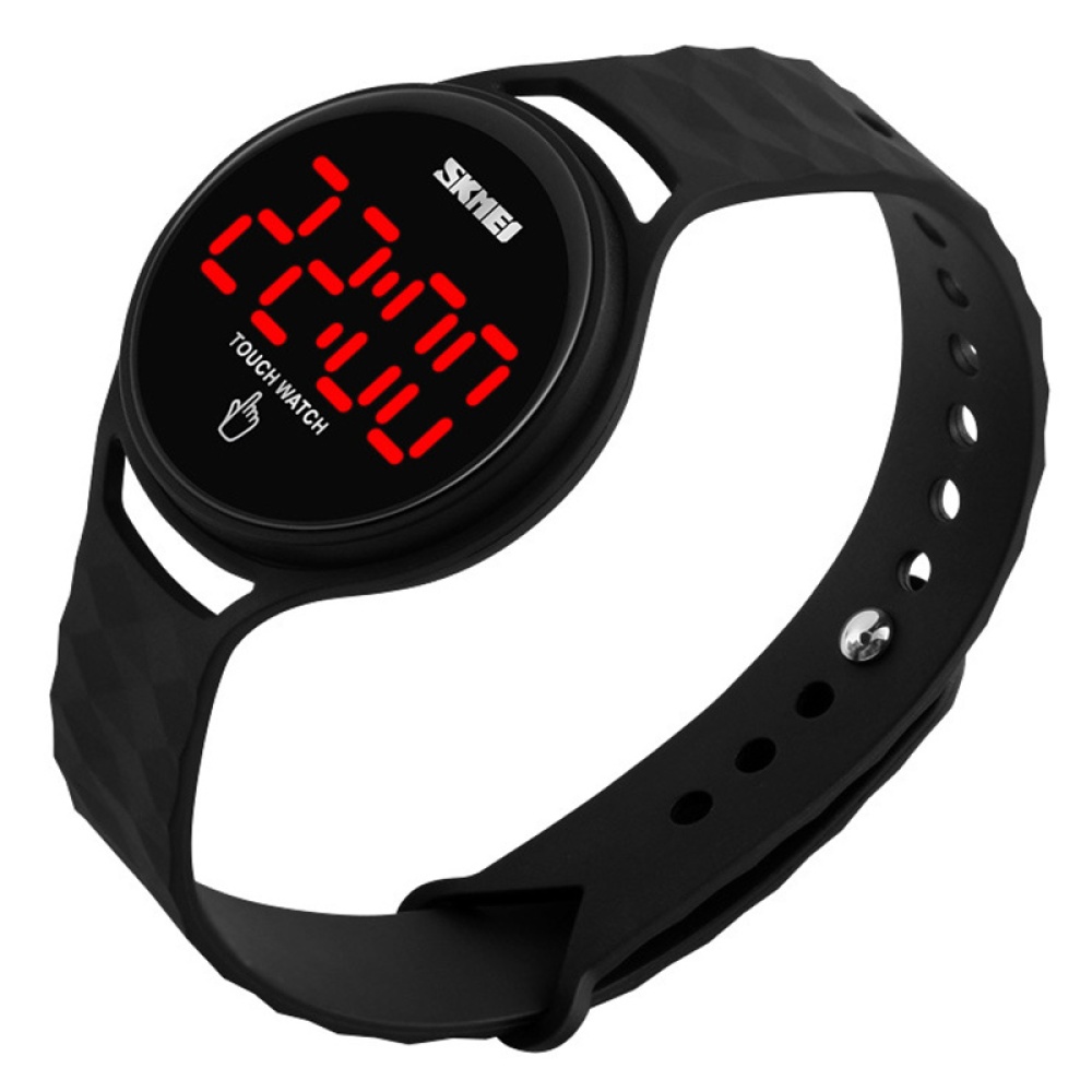 SKMEI Digital Electronic Watch Outdoor Sport Casual Waterproof Wristwatch Black - Image 2